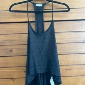 UO Silence + Noise black sheer beach coverup top XS